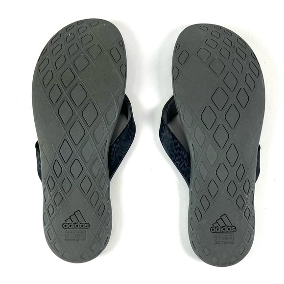 Adidas Cloudfoam One Black Flip Flops - Picture 10 of 10